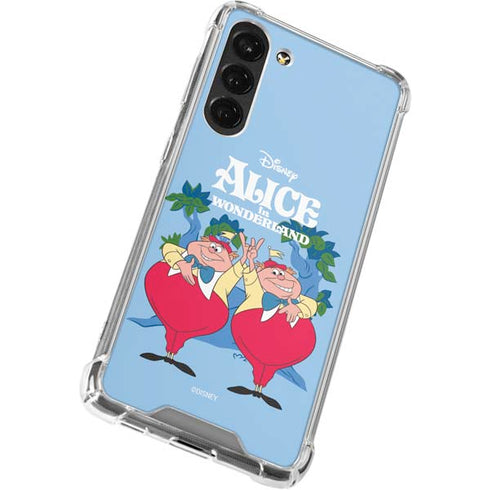 Disney Alice in Wonderland Tweedle Dee and Tweedle Dum Galaxy S23 Plus Clear Case