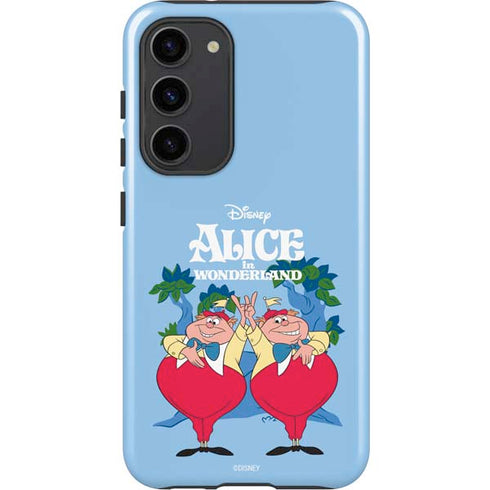 Disney Alice in Wonderland Tweedle Dee and Tweedle Dum Galaxy S23 Plus Pro Case