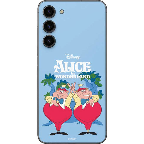 Disney Alice in Wonderland Tweedle Dee and Tweedle Dum Galaxy S23 Plus Skin