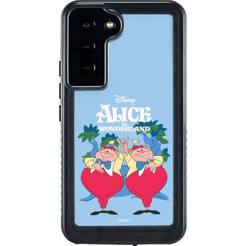 Disney Alice in Wonderland Tweedle Dee and Tweedle Dum Galaxy S23 Plus Waterproof Case