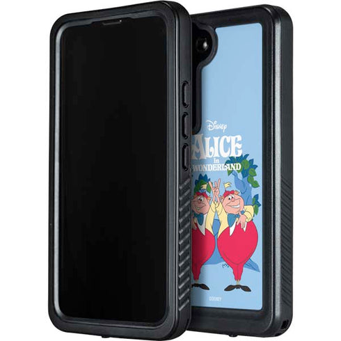 Disney Alice in Wonderland Tweedle Dee and Tweedle Dum Galaxy S23 Plus Waterproof Case
