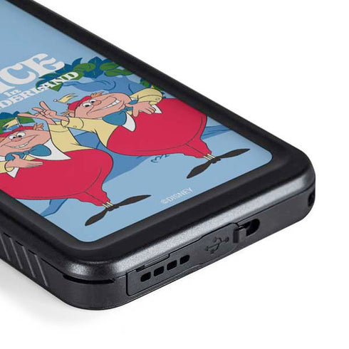 Disney Alice in Wonderland Tweedle Dee and Tweedle Dum Galaxy S23 Plus Waterproof Case