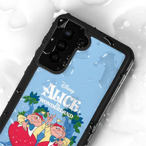 Disney Alice in Wonderland Tweedle Dee and Tweedle Dum Galaxy S23 Plus Waterproof Case