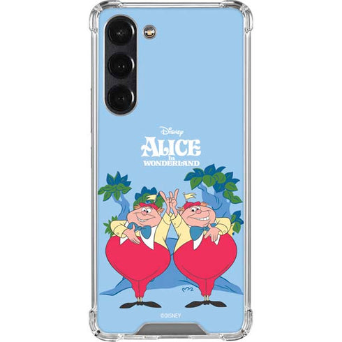 Disney Alice in Wonderland Tweedle Dee and Tweedle Dum Galaxy S24 FE Clear Case