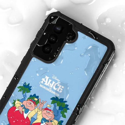 Disney Alice in Wonderland Tweedle Dee and Tweedle Dum Galaxy S24 Plus Waterproof Case