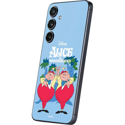 Disney Alice in Wonderland Tweedle Dee and Tweedle Dum Galaxy S25 Skin