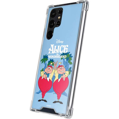 Disney Alice in Wonderland Tweedle Dee and Tweedle Dum Galaxy S24 Ultra Clear Case