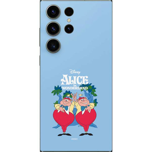 Disney Alice in Wonderland Tweedle Dee and Tweedle Dum Galaxy S25 Ultra Skin