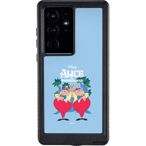 Disney Alice in Wonderland Tweedle Dee and Tweedle Dum Galaxy S24 Ultra Waterproof Case