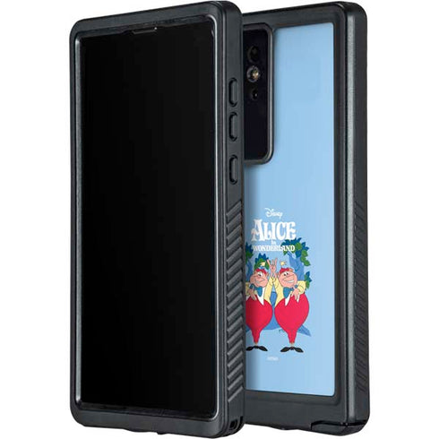 Disney Alice in Wonderland Tweedle Dee and Tweedle Dum Galaxy S24 Ultra Waterproof Case