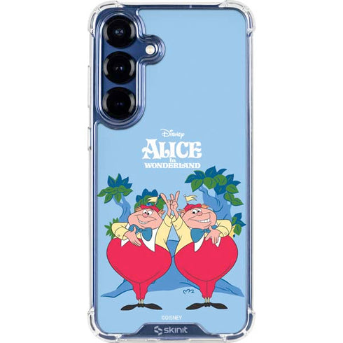 Disney Alice in Wonderland Tweedle Dee and Tweedle Dum Galaxy S25 Clear Case