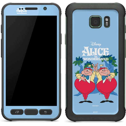 Disney Alice in Wonderland Tweedle Dee and Tweedle Dum Galaxy S7 Active Skin