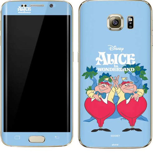 Disney Alice in Wonderland Tweedle Dee and Tweedle Dum Galaxy S7 Edge Skin
