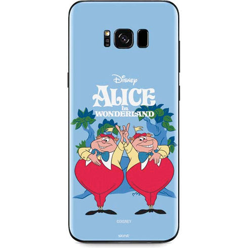 Disney Alice in Wonderland Tweedle Dee and Tweedle Dum Galaxy S8 Skin