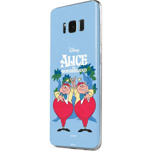 Disney Alice in Wonderland Tweedle Dee and Tweedle Dum Galaxy S8 Skin