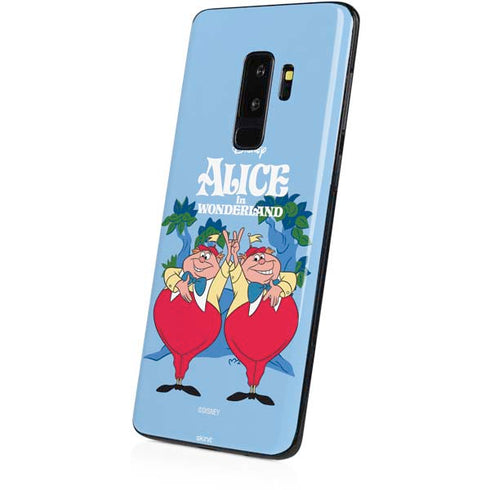 Disney Alice in Wonderland Tweedle Dee and Tweedle Dum Galaxy S9 Plus Skin