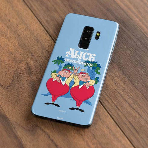 Disney Alice in Wonderland Tweedle Dee and Tweedle Dum Galaxy S9 Plus Skin