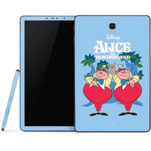 Disney Alice in Wonderland Tweedle Dee and Tweedle Dum Samsung Galaxy Tab Skin