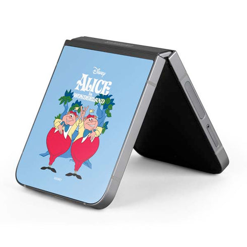 Disney Alice in Wonderland Tweedle Dee and Tweedle Dum Galaxy Z Flip6 Skin