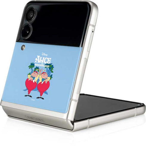 Disney Alice in Wonderland Tweedle Dee and Tweedle Dum Galaxy Z Flip3 5G Skin