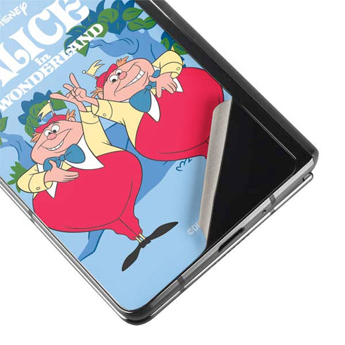 Disney Alice in Wonderland Tweedle Dee and Tweedle Dum Galaxy Z Fold2 5G Skin
