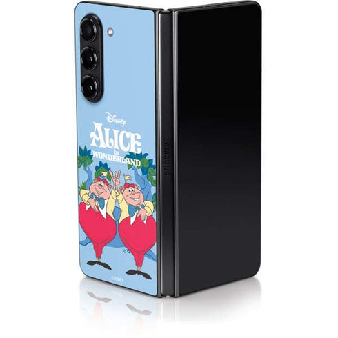 Disney Alice in Wonderland Tweedle Dee and Tweedle Dum Galaxy Z Fold5 5G Skin