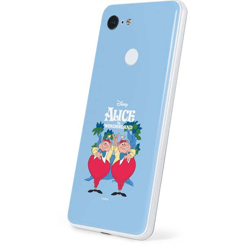 Disney Alice in Wonderland Tweedle Dee and Tweedle Dum Google Pixel 3 Skin