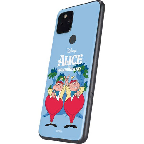 Disney Alice in Wonderland Tweedle Dee and Tweedle Dum Google Pixel 4a 5G Skin