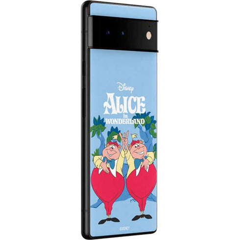 Disney Alice in Wonderland Tweedle Dee and Tweedle Dum Google Pixel 6 Skin
