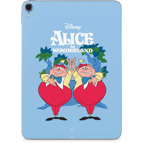 Disney Alice in Wonderland Tweedle Dee and Tweedle Dum Apple iPad Pro Skin
