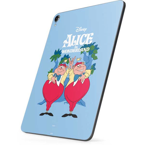 Disney Alice in Wonderland Tweedle Dee and Tweedle Dum Apple iPad Pro Skin