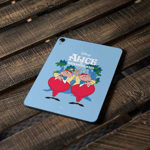 Disney Alice in Wonderland Tweedle Dee and Tweedle Dum Apple iPad Pro Skin