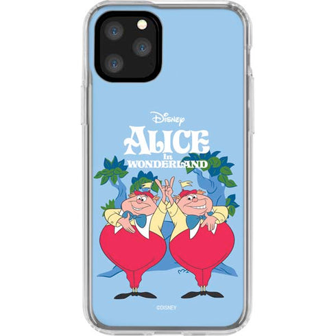 Disney Alice in Wonderland Tweedle Dee and Tweedle Dum iPhone 11 Pro Clear Case