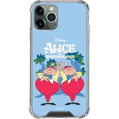 Disney Alice in Wonderland Tweedle Dee and Tweedle Dum iPhone 11 Pro Max Clear Case