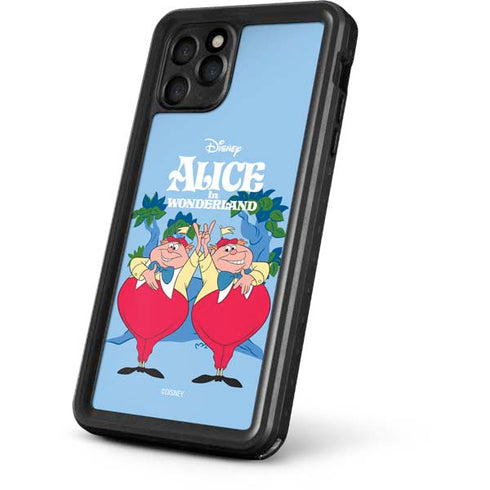 Disney Alice in Wonderland Tweedle Dee and Tweedle Dum iPhone 11 Pro Max Waterproof Case