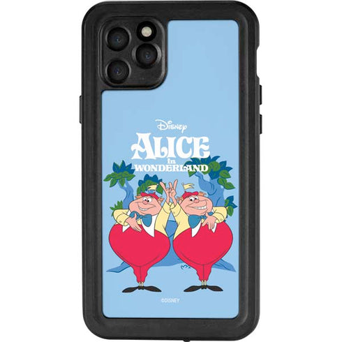Disney Alice in Wonderland Tweedle Dee and Tweedle Dum iPhone 11 Pro Waterproof Case