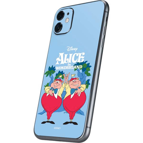 Disney Alice in Wonderland Tweedle Dee and Tweedle Dum iPhone 11 Skin