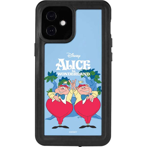 Disney Alice in Wonderland Tweedle Dee and Tweedle Dum iPhone 12 Mini Waterproof Case