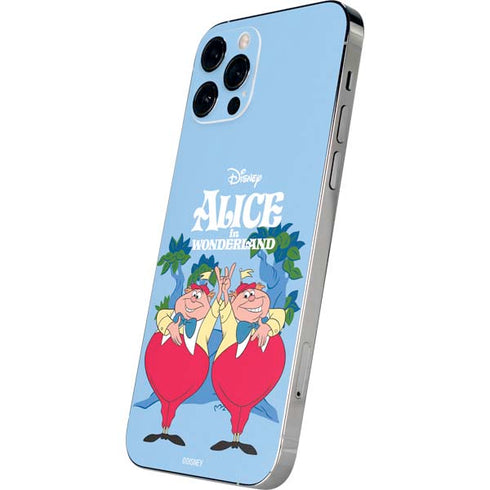 Disney Alice in Wonderland Tweedle Dee and Tweedle Dum iPhone 12 Pro Skin
