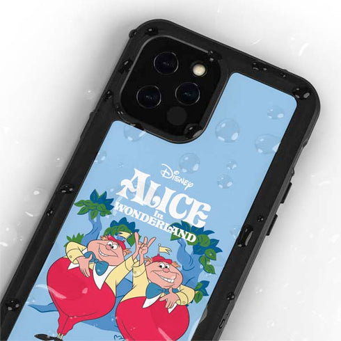 Disney Alice in Wonderland Tweedle Dee and Tweedle Dum iPhone 12 Pro Waterproof Case