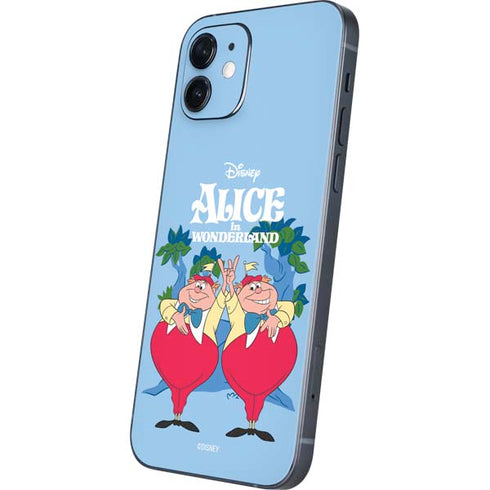Disney Alice in Wonderland Tweedle Dee and Tweedle Dum iPhone 12 Skin