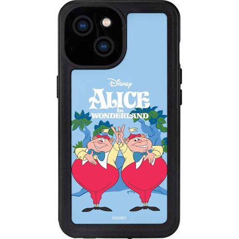 Disney Alice in Wonderland Tweedle Dee and Tweedle Dum iPhone 13 Mini Waterproof Case