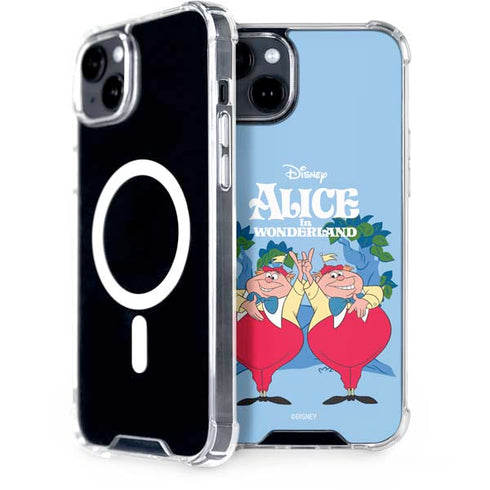 Disney Alice in Wonderland Tweedle Dee and Tweedle Dum iPhone 15 MagSafe Case