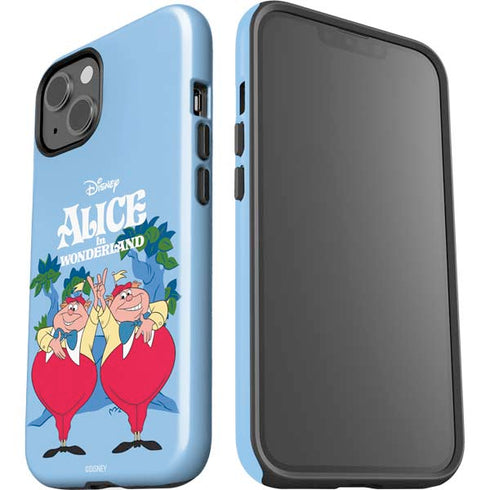 Disney Alice in Wonderland Tweedle Dee and Tweedle Dum iPhone 15 Plus Impact Case