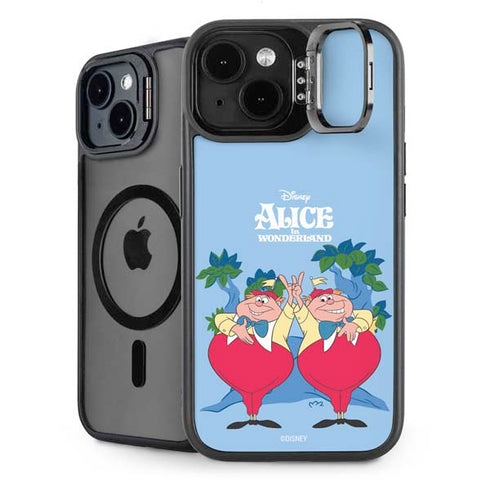 Disney Alice in Wonderland Tweedle Dee and Tweedle Dum iPhone 14 Plus Kickstand Case