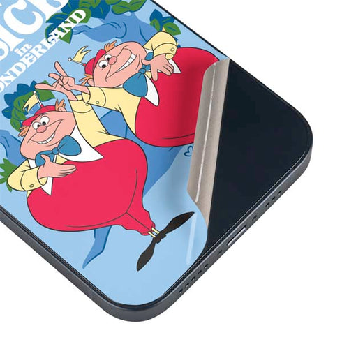 Disney Alice in Wonderland Tweedle Dee and Tweedle Dum iPhone 14 Plus Skin