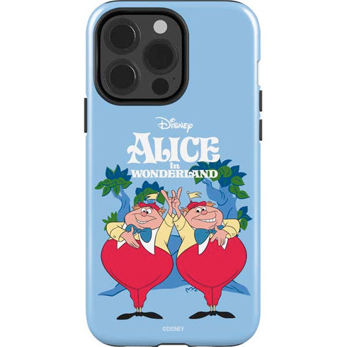 Disney Alice in Wonderland Tweedle Dee and Tweedle Dum iPhone 14 Pro Impact Case