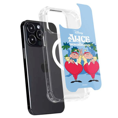 Disney Alice in Wonderland Tweedle Dee and Tweedle Dum iPhone 15 Pro MagSafe Case