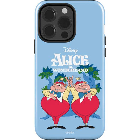 Disney Alice in Wonderland Tweedle Dee and Tweedle Dum iPhone 15 Pro Impact Case