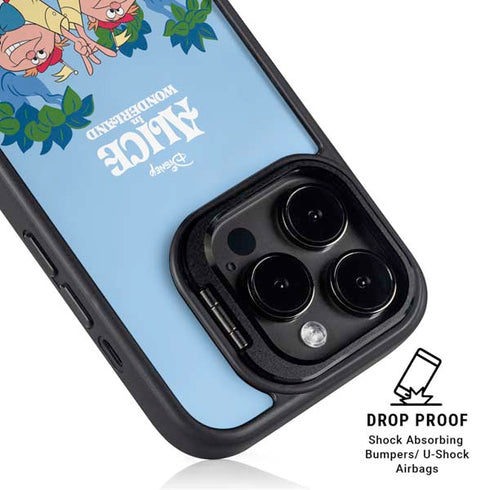 Disney Alice in Wonderland Tweedle Dee and Tweedle Dum iPhone 15 Pro Kickstand Case